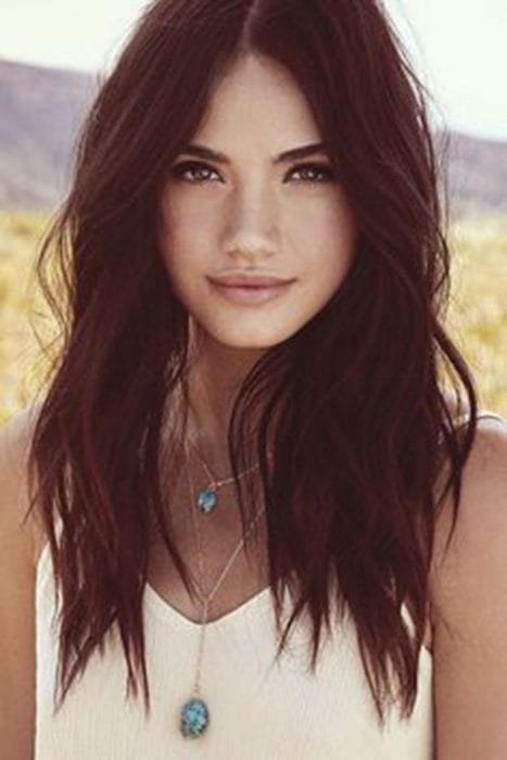 large Hairstyles for Oval Face Long Hair Straight