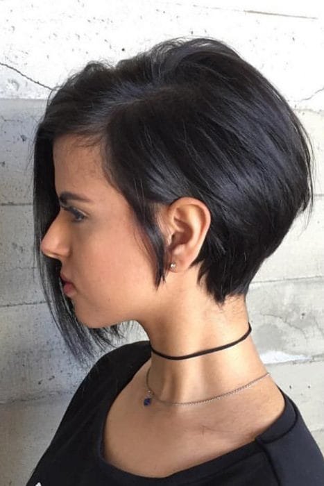 large Hairstyles for Oval Face Short Length Asymetric Bob