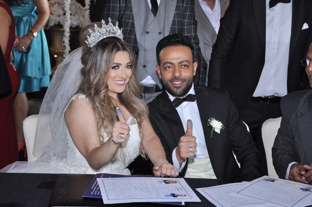 صور | حفل زفاف الفنان تامر عاشور