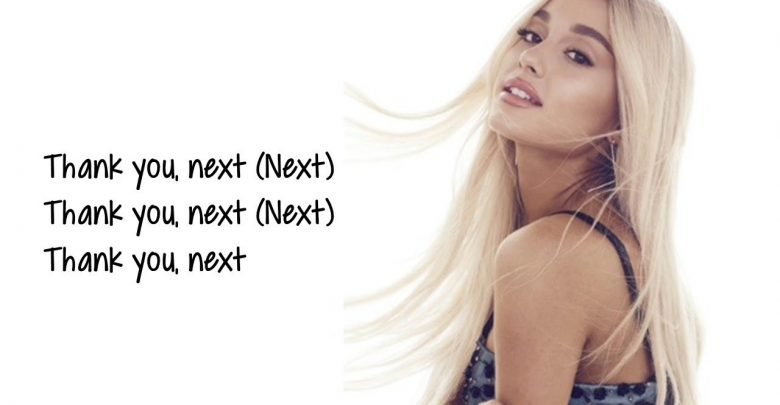 thank u next lyrics ariana grande