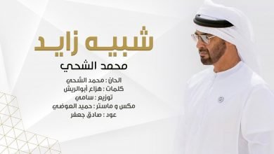 كلمات اغنية شبيه زايد محمد الشحي مكتوبة