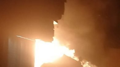 انفجار ماسورة غاز بالمطرية