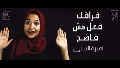 كلمات قصيدك فراقك فعل مش فاضح اميرة البيلي