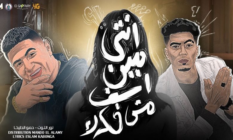 كلمات مهرجان انتي مين اسف مش فكرك نور التوت و حمو الطيخا