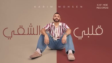 كلمات اغنية قلبي الشقي كريم محسن