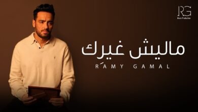 كلمات اغنية ماليش غيرك رامي جمال 2025